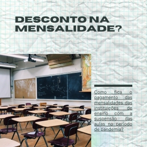 Como ficam as mensalidades escolares durante a pandemia?